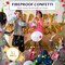 12 pack multicolor confetti cannons, biodegradable confetti party poppers, 12 inch shooters that launch confetti 15 to 20 feet, perfect for graduation, birthday, wedding, and new years celebration decorations.